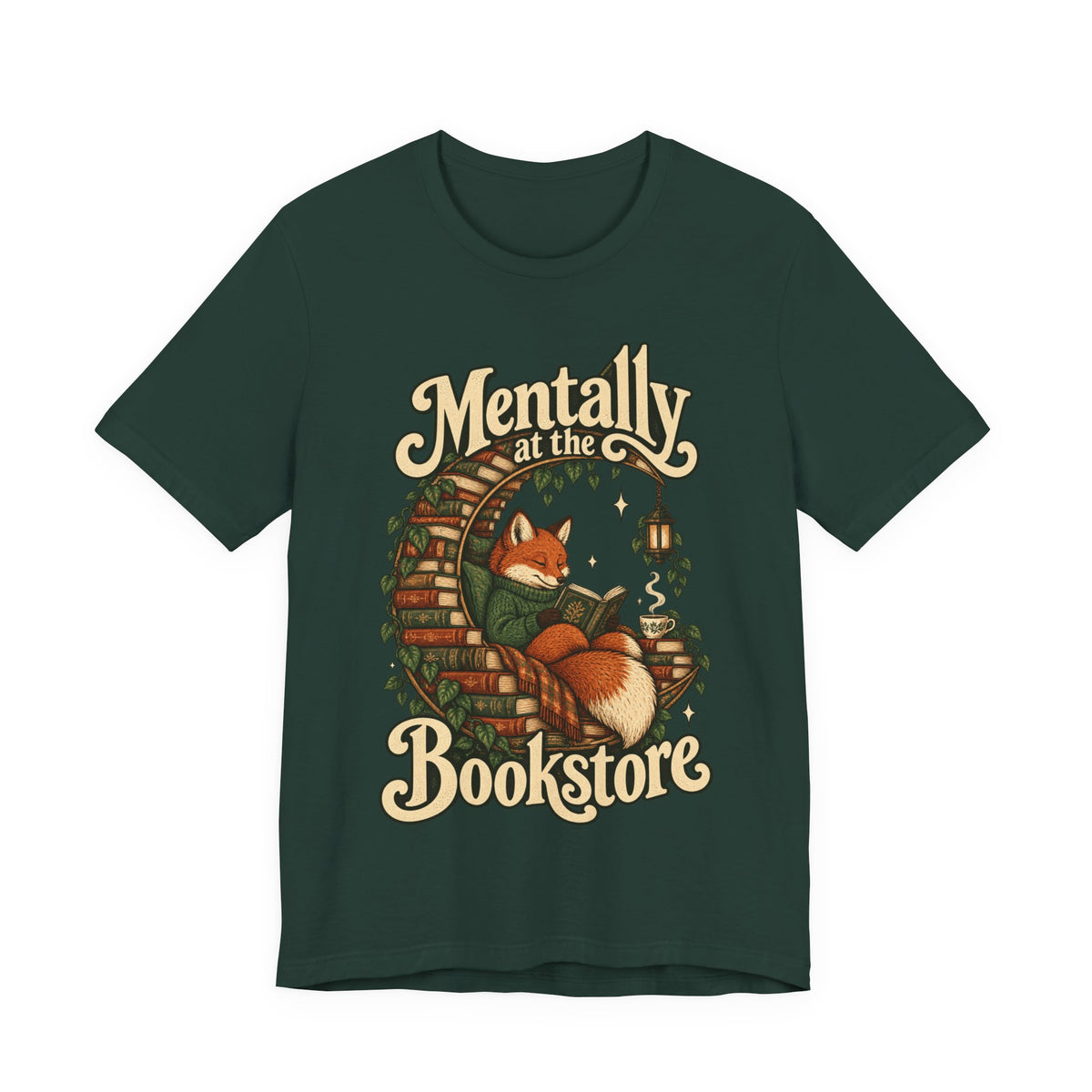 Mentally at the Bookstore — Unisex Tee