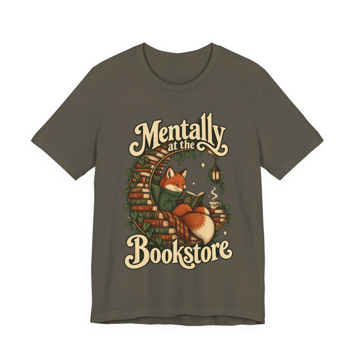 Mentally at the Bookstore — Unisex Tee