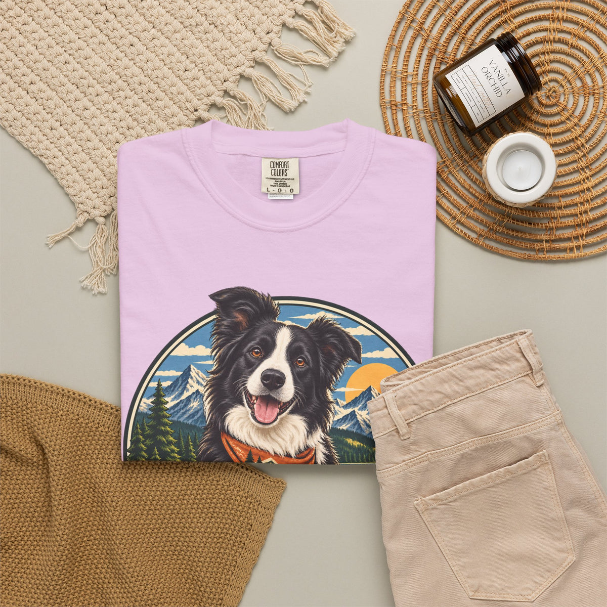 Adventure Buddy — Custom Pet Portrait Premium Tee