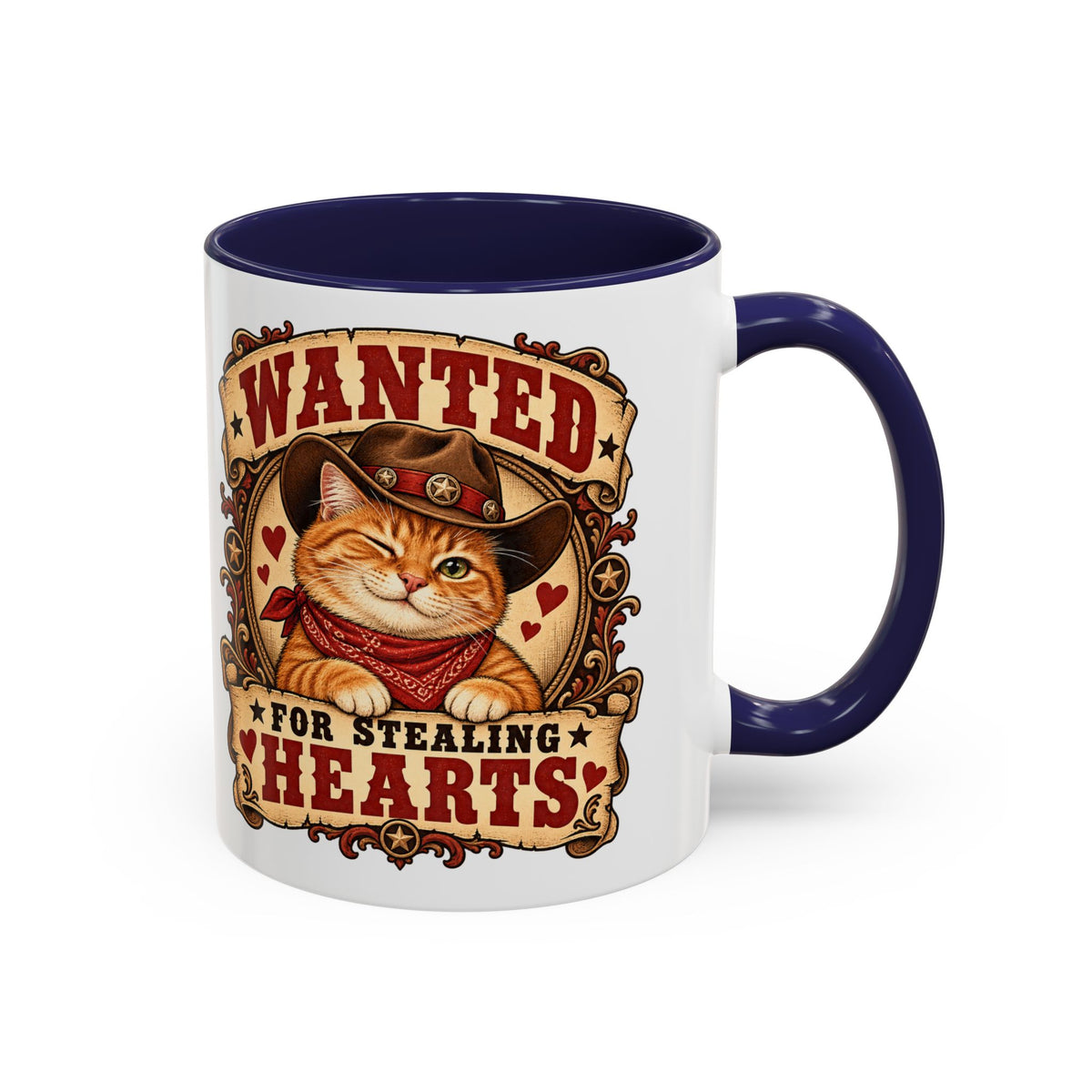 Heart Thief — Custom Pet Portrait Accent Mug