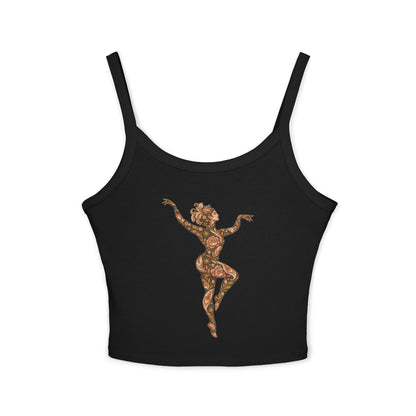 Phoenix Petals Muse — Fitted Strap Cami