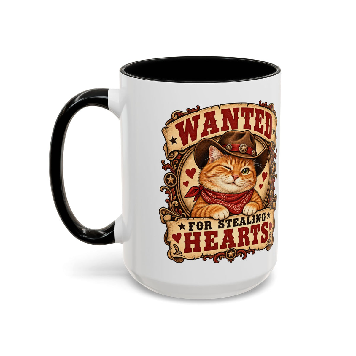 Heart Thief — Custom Pet Portrait Accent Mug