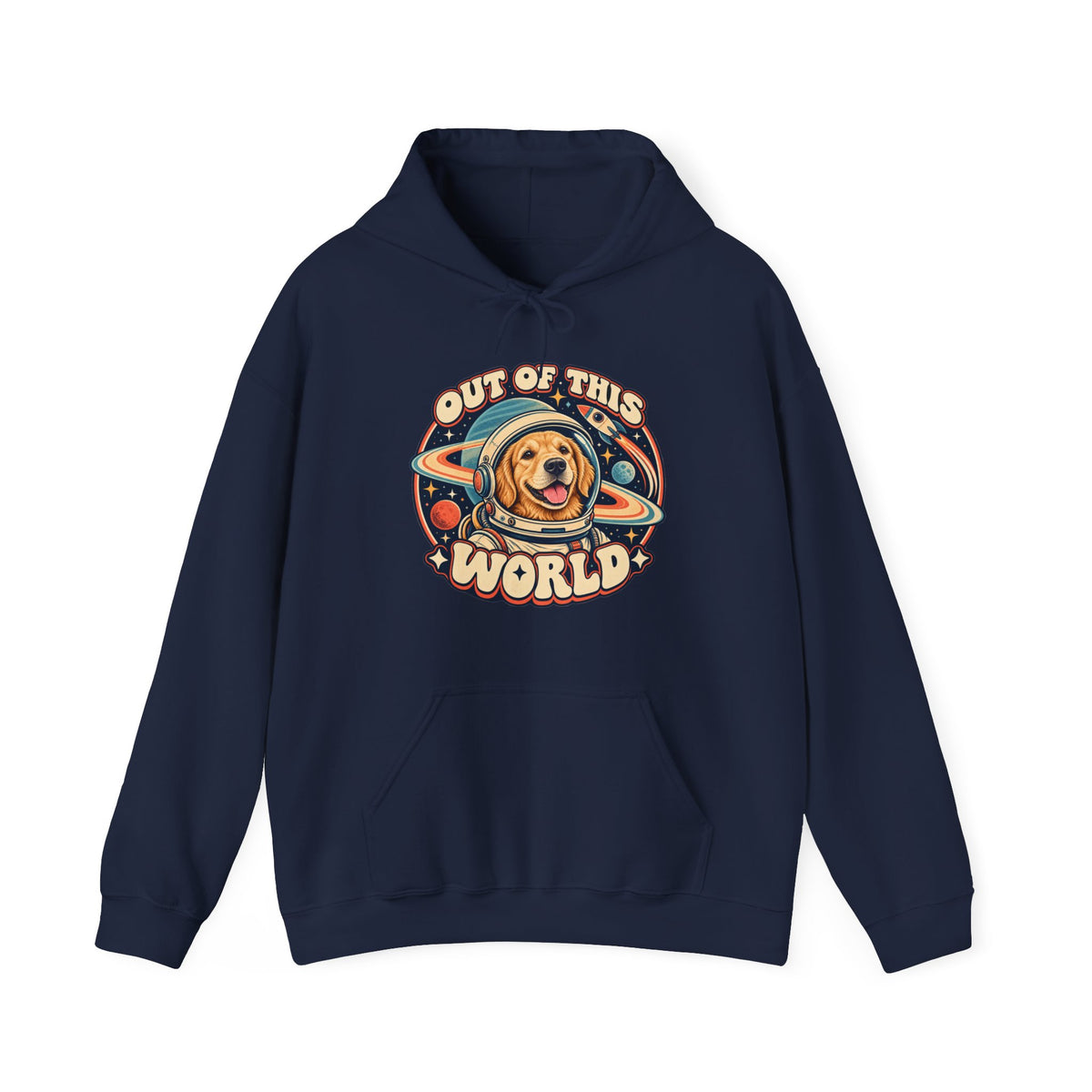 Space Cadet — Custom Pet Portrait Hoodie