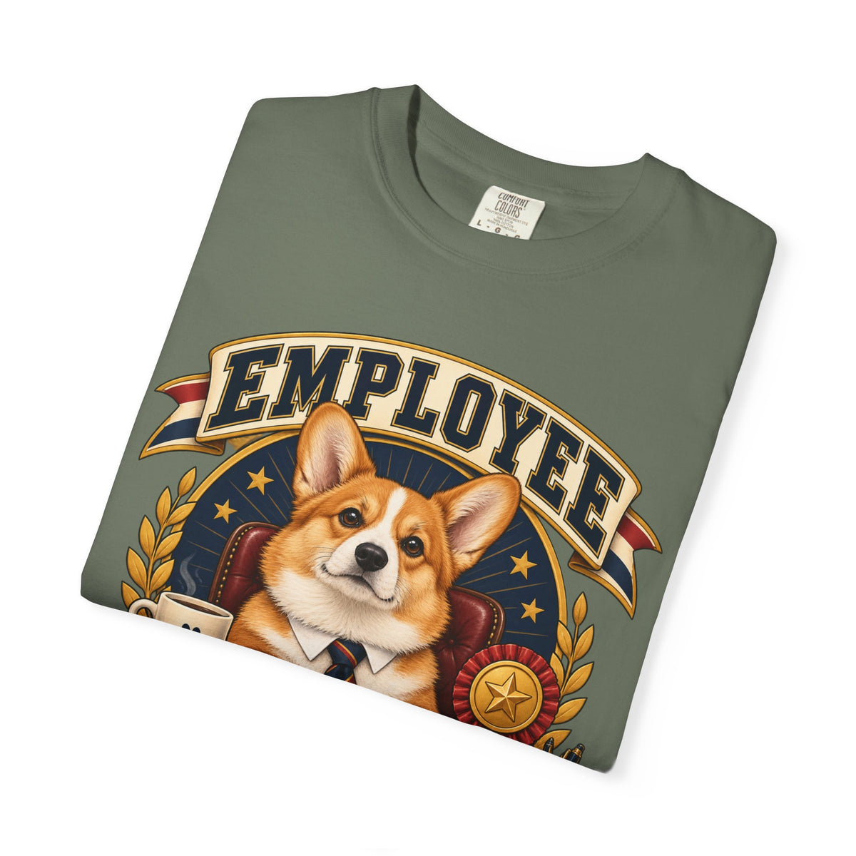 Employee of the Month — Custom Pet Portrait Premium Tee