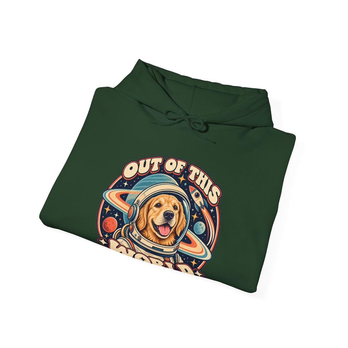Space Cadet — Custom Pet Portrait Hoodie