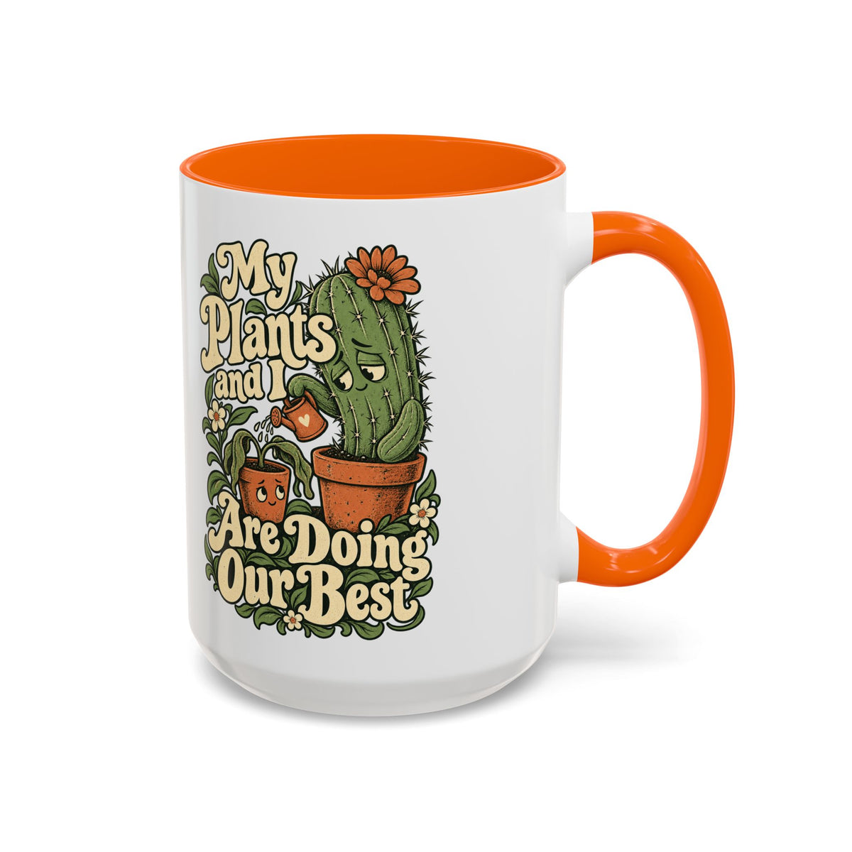 My Plants and I Are Doing Our Best — Accent Mug