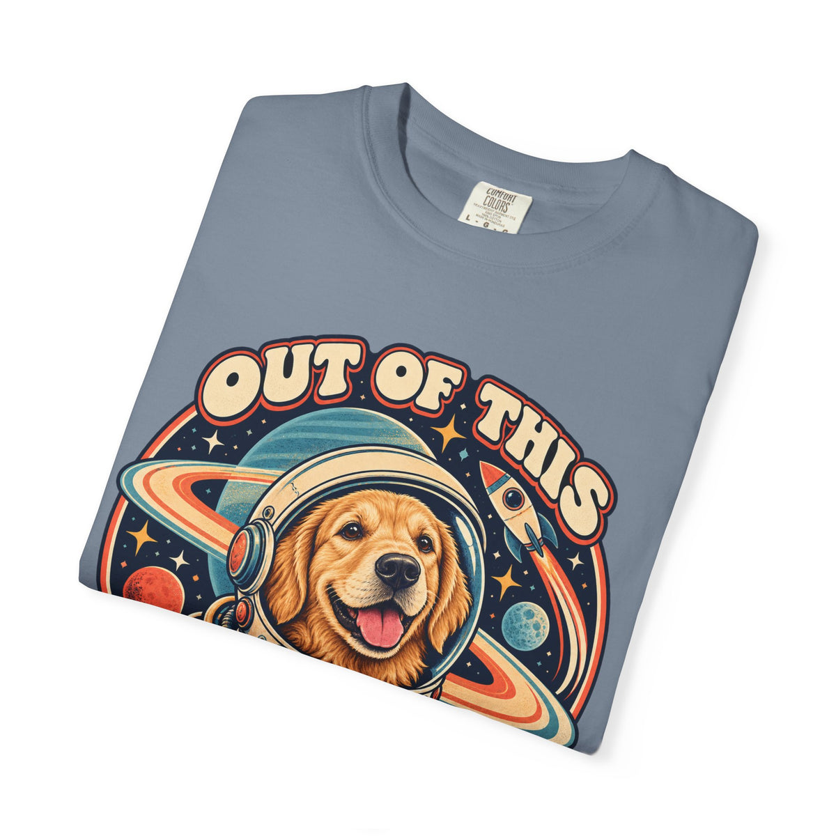 Space Cadet — Custom Pet Portrait Premium Tee