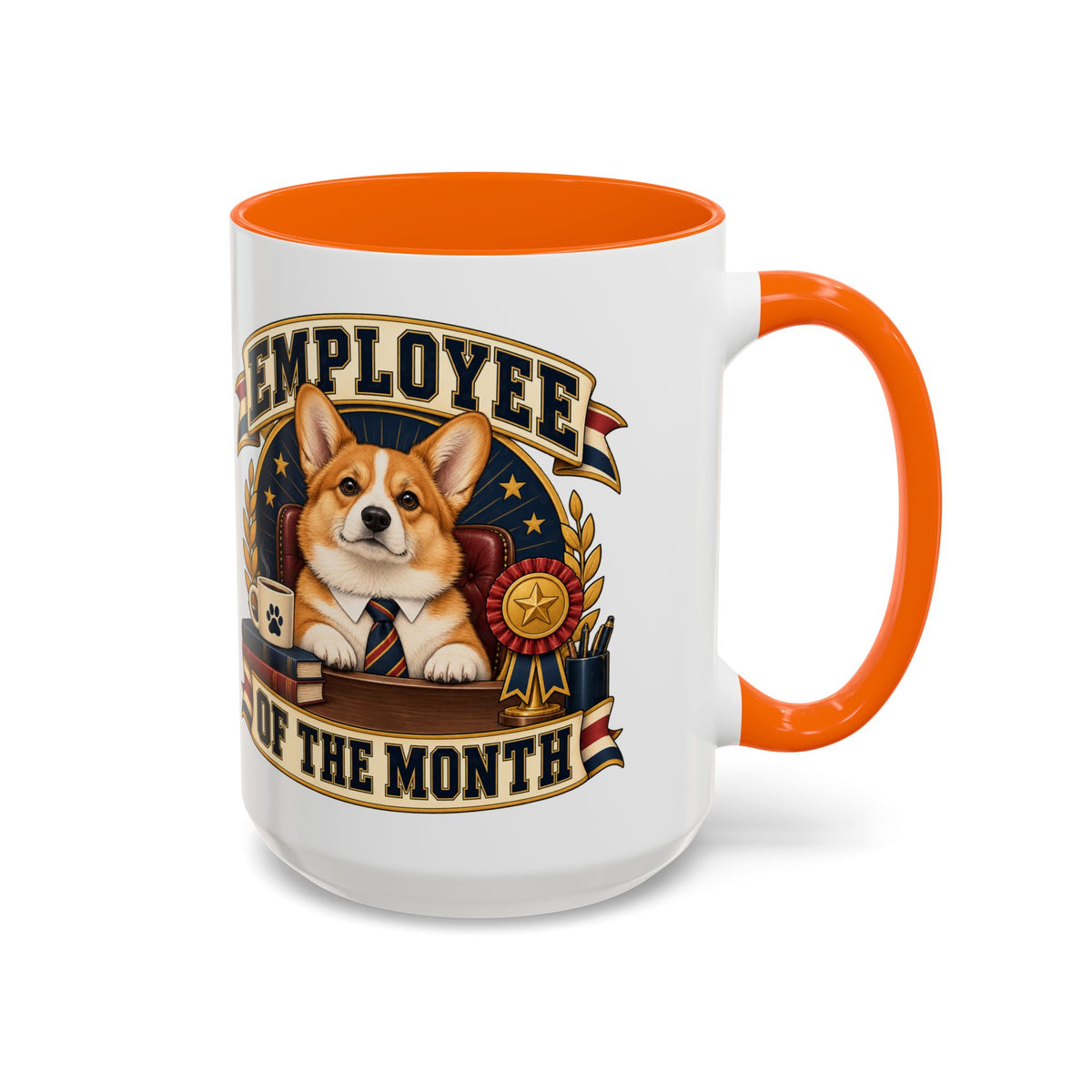 Employee of the Month — Custom Pet Portrait Accent Mug
