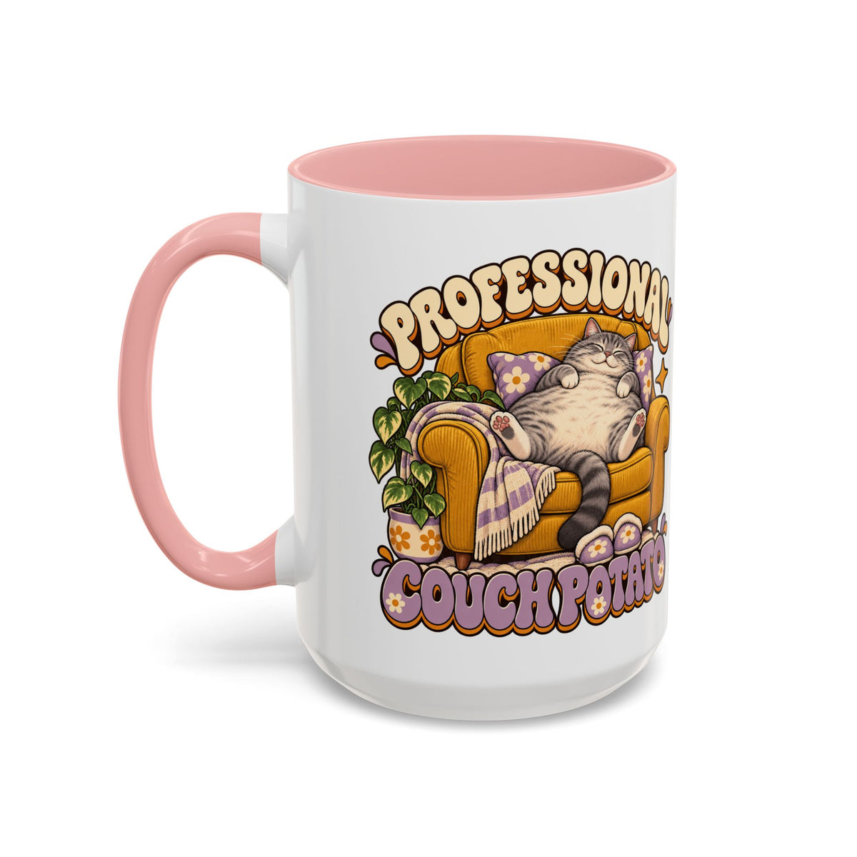 Couch Potato — Custom Pet Portrait Accent Mug