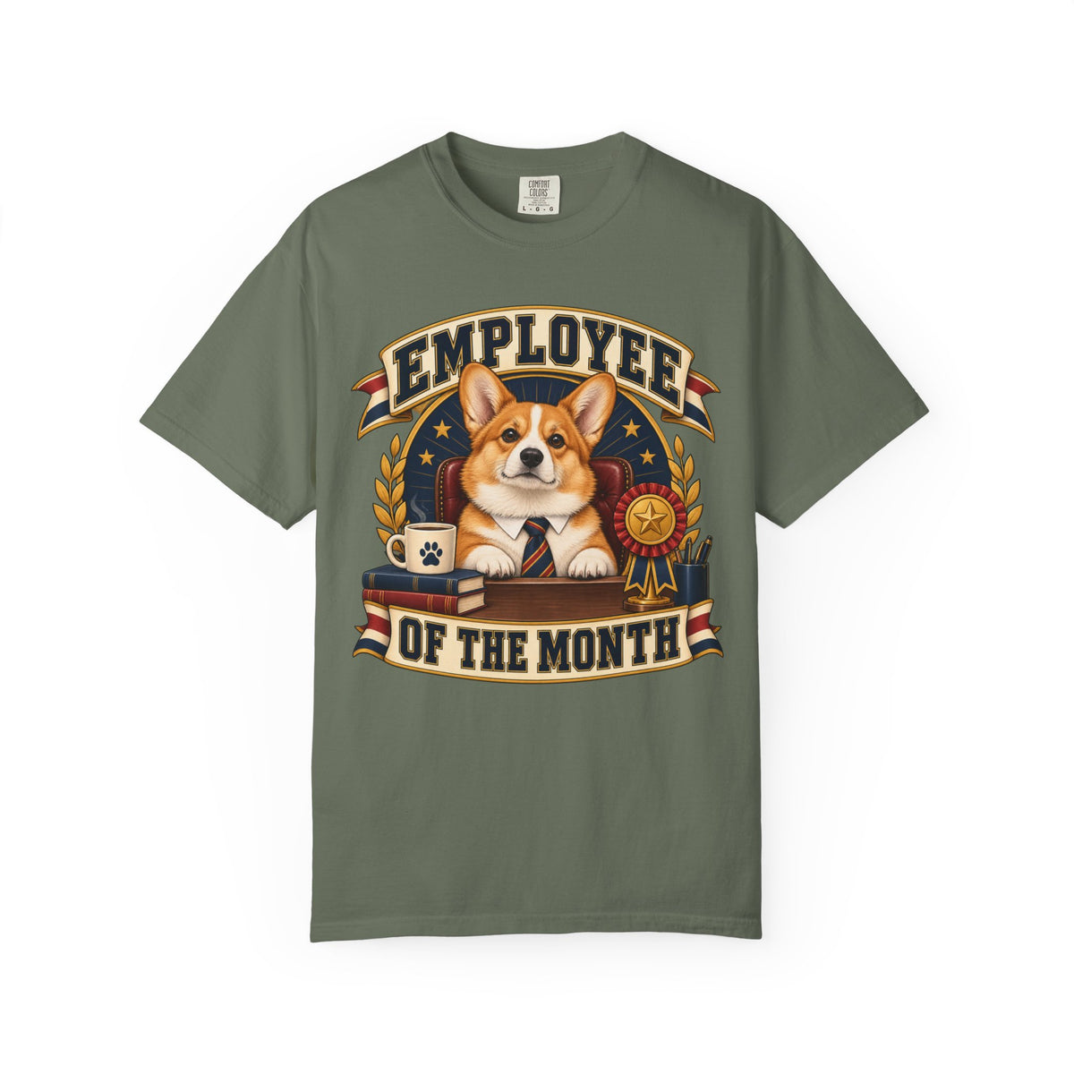 Employee of the Month — Custom Pet Portrait Premium Tee