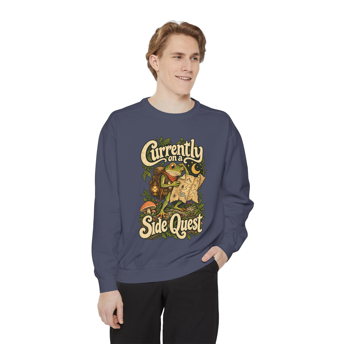 Currently on a Side Quest — Garment-Dyed Crewneck