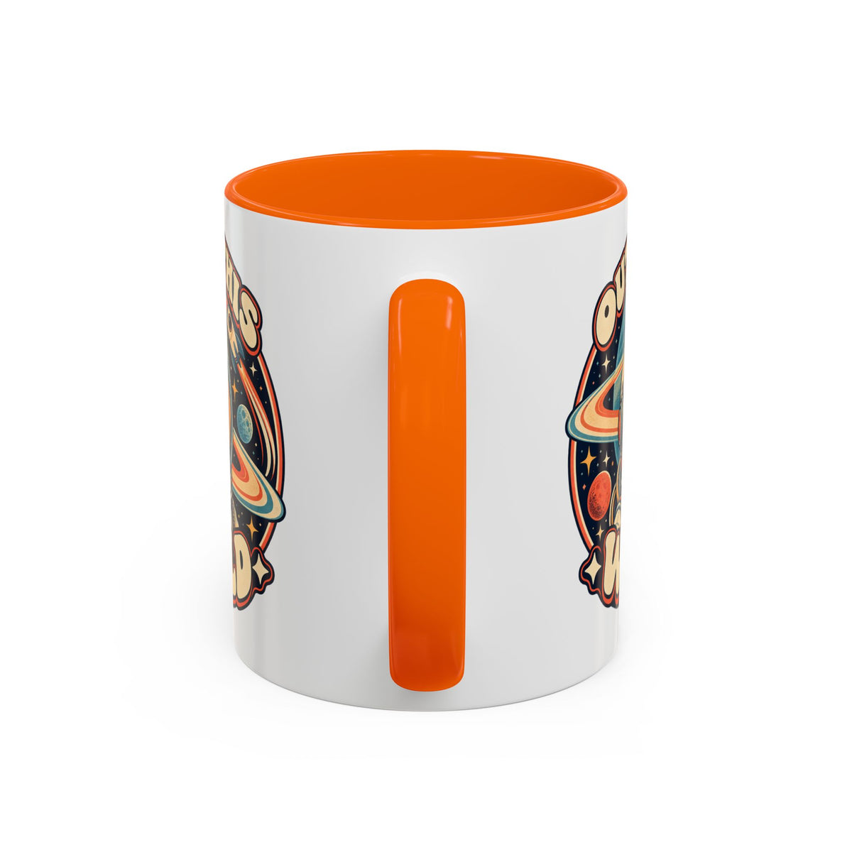 Space Cadet — Custom Pet Portrait Accent Mug