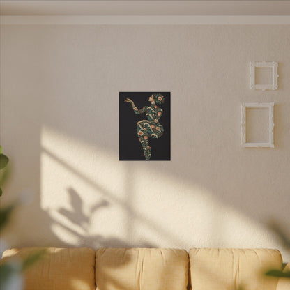 Lunar Tide Muse — Matte Stretched Canvas