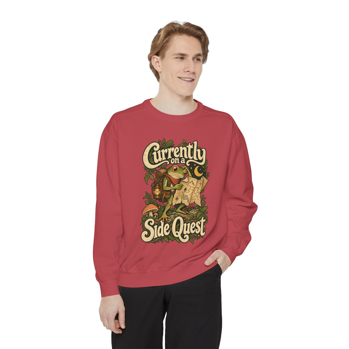 Currently on a Side Quest — Garment-Dyed Crewneck