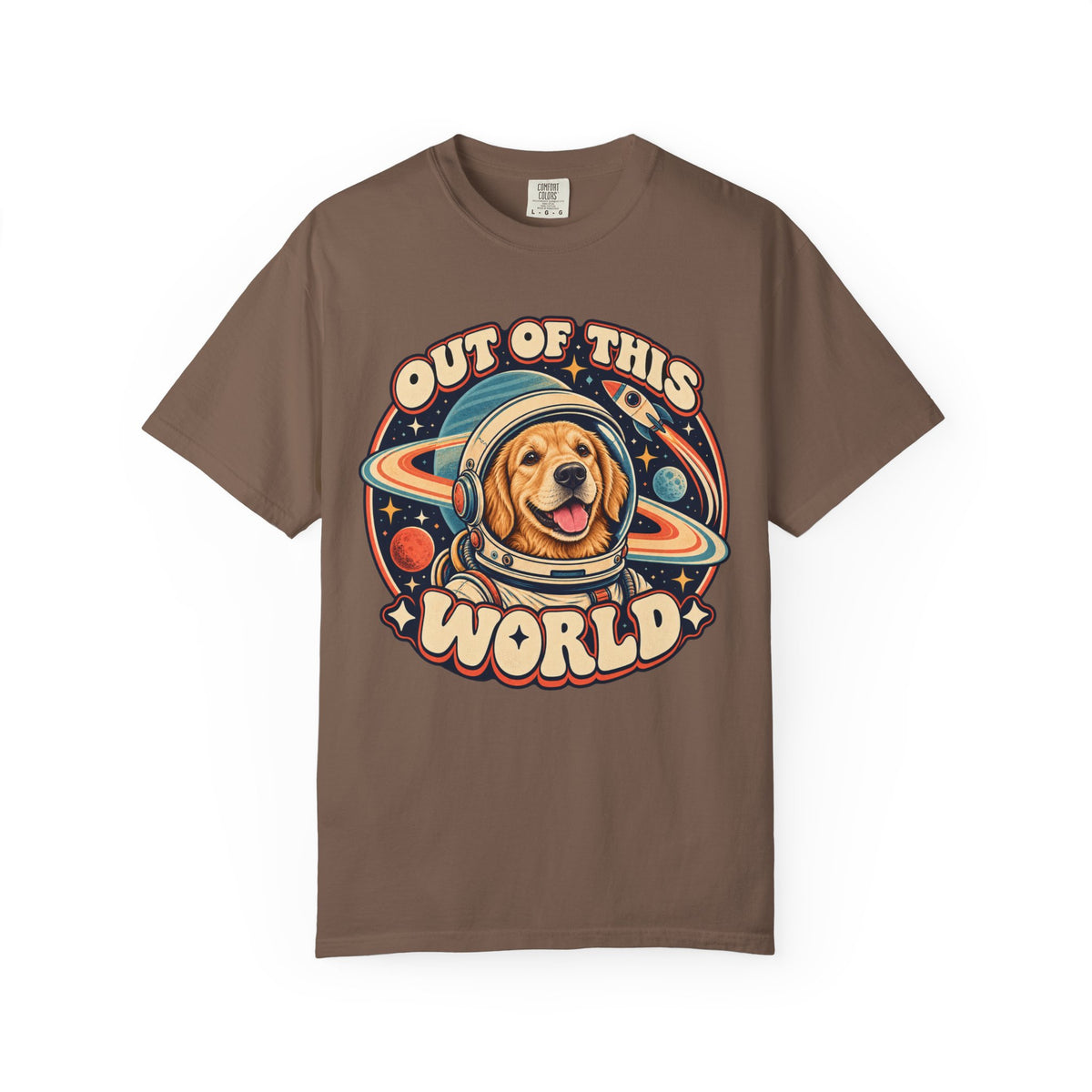 Space Cadet — Custom Pet Portrait Premium Tee