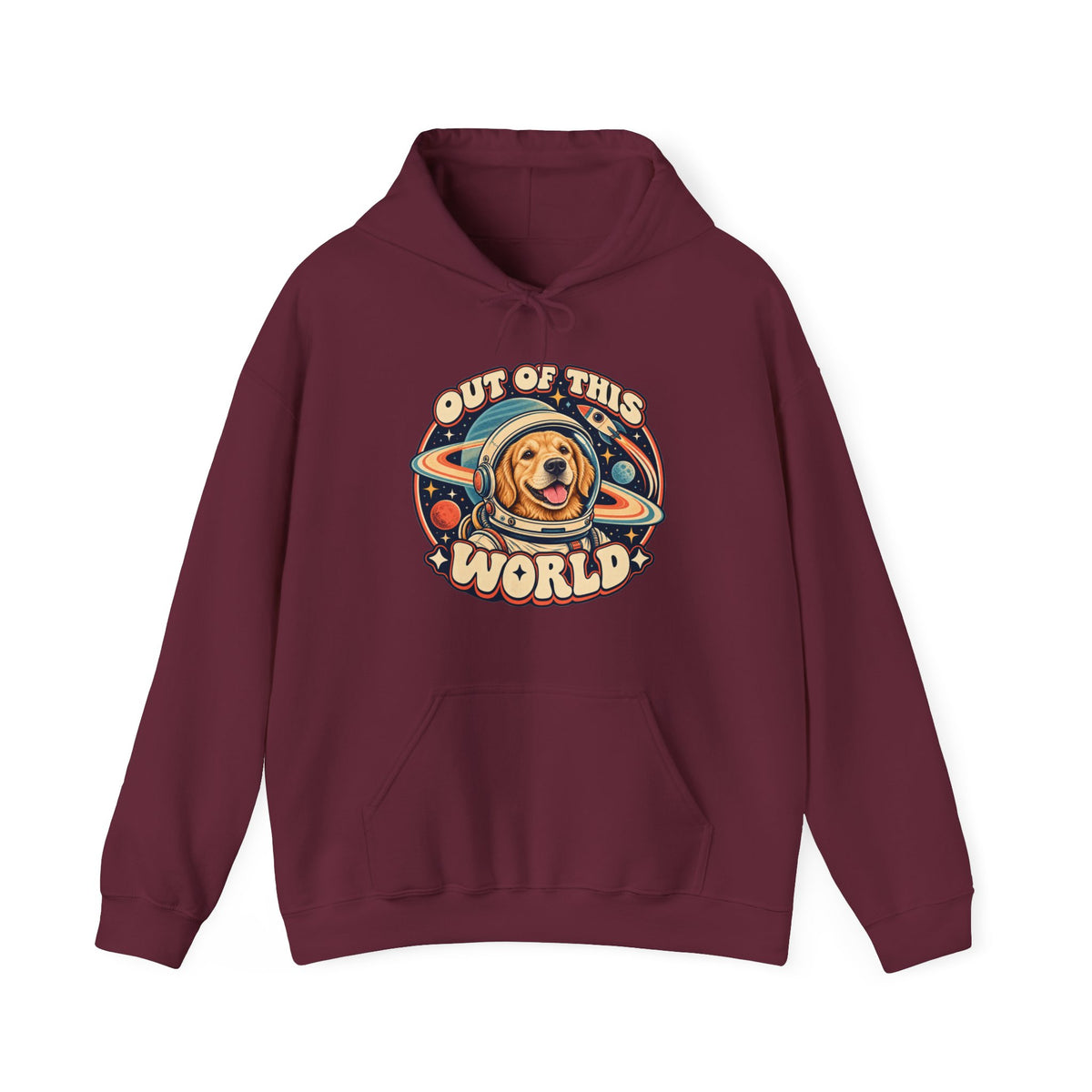 Space Cadet — Custom Pet Portrait Hoodie