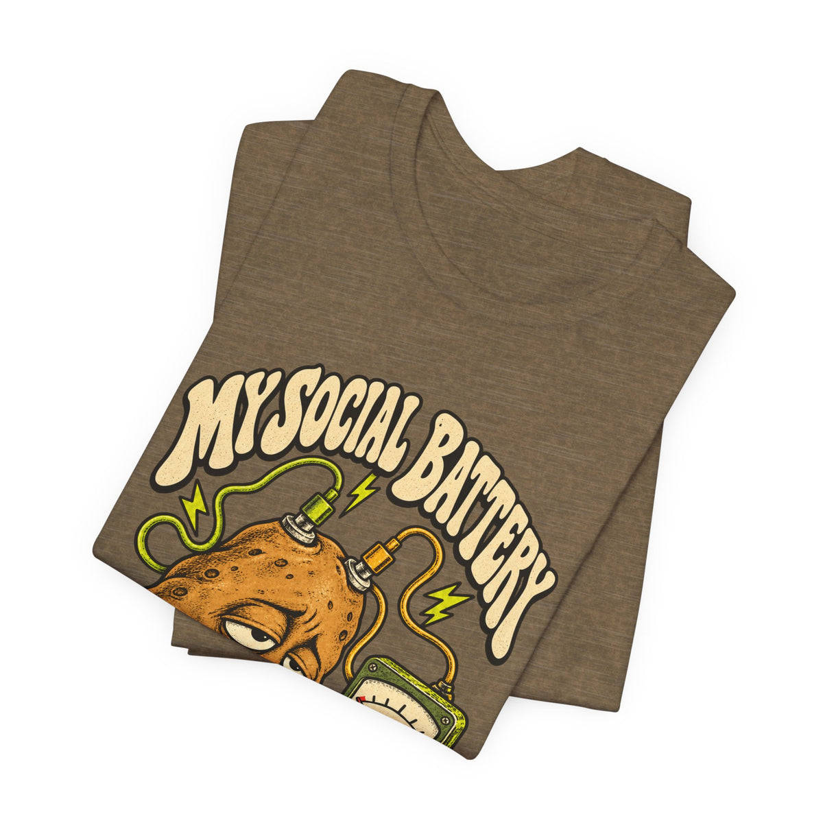 My Social Battery Is a Potato — Unisex Tee