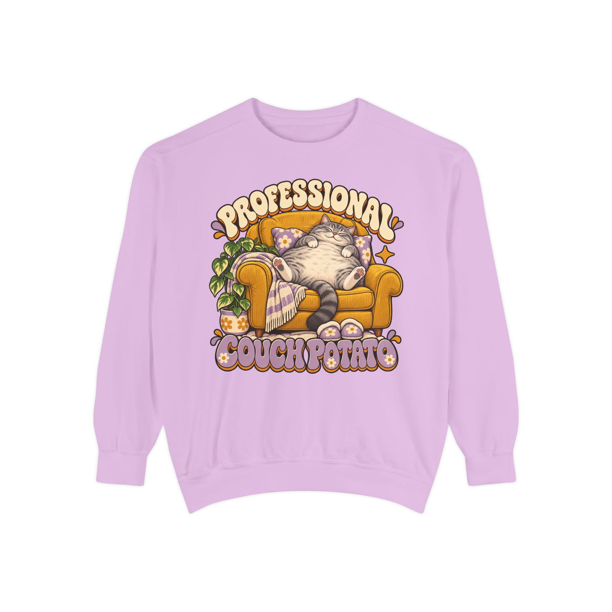 Couch Potato — Custom Pet Portrait Crewneck