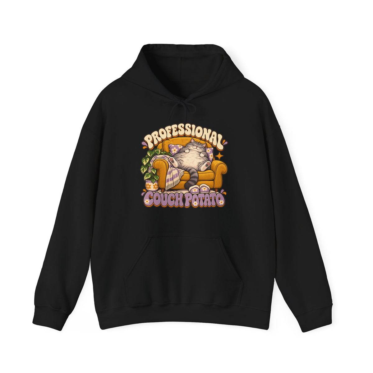 Couch Potato — Custom Pet Portrait Hoodie