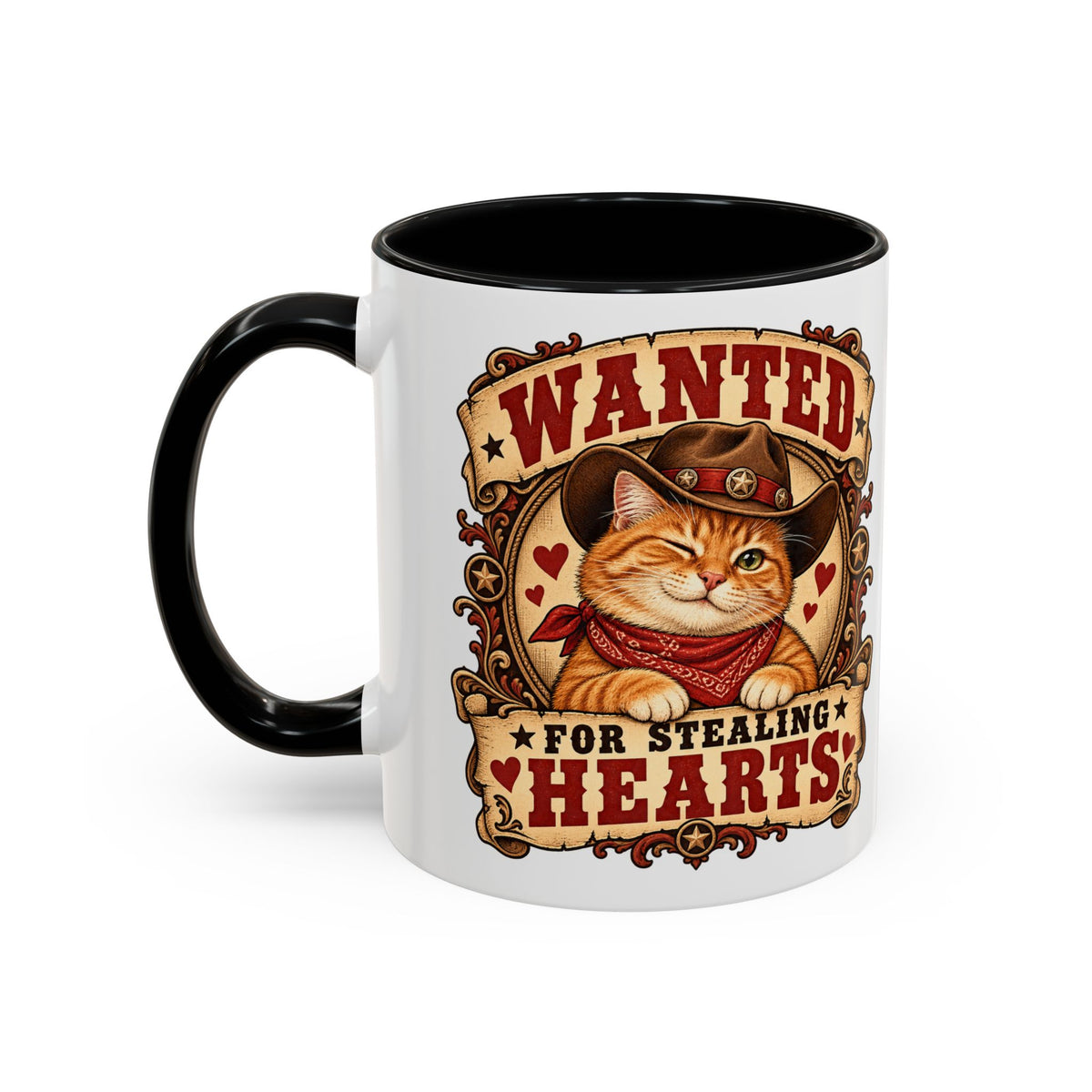 Heart Thief — Custom Pet Portrait Accent Mug