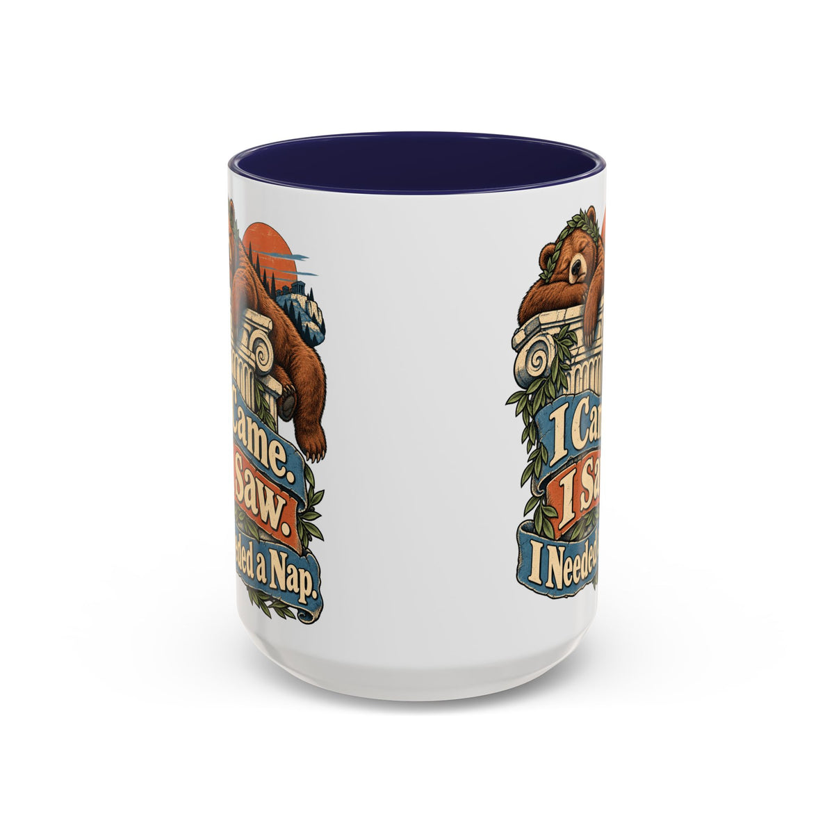 I Came. I Saw. I Needed a Nap. — Accent Mug