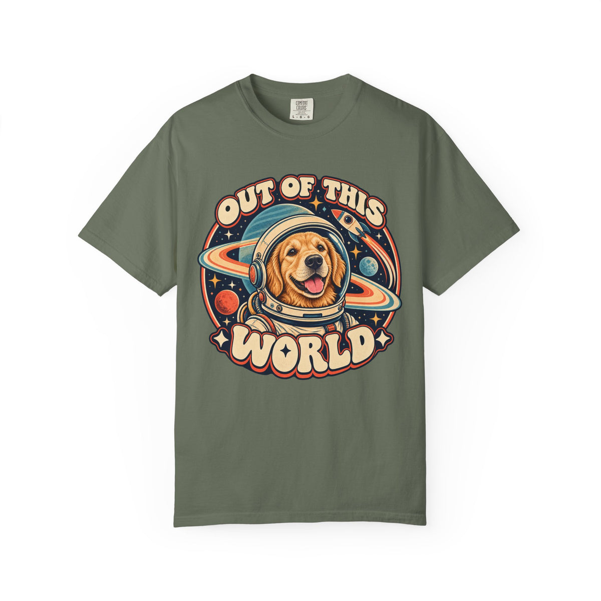 Space Cadet — Custom Pet Portrait Premium Tee