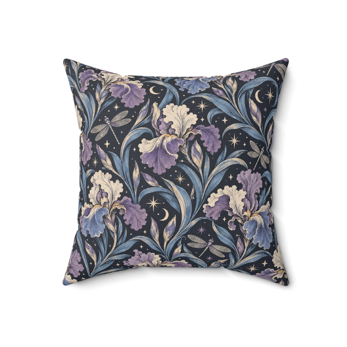 Iris Nocturne Pattern — Accent Pillow
