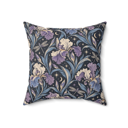 Iris Nocturne Pattern — Accent Pillow