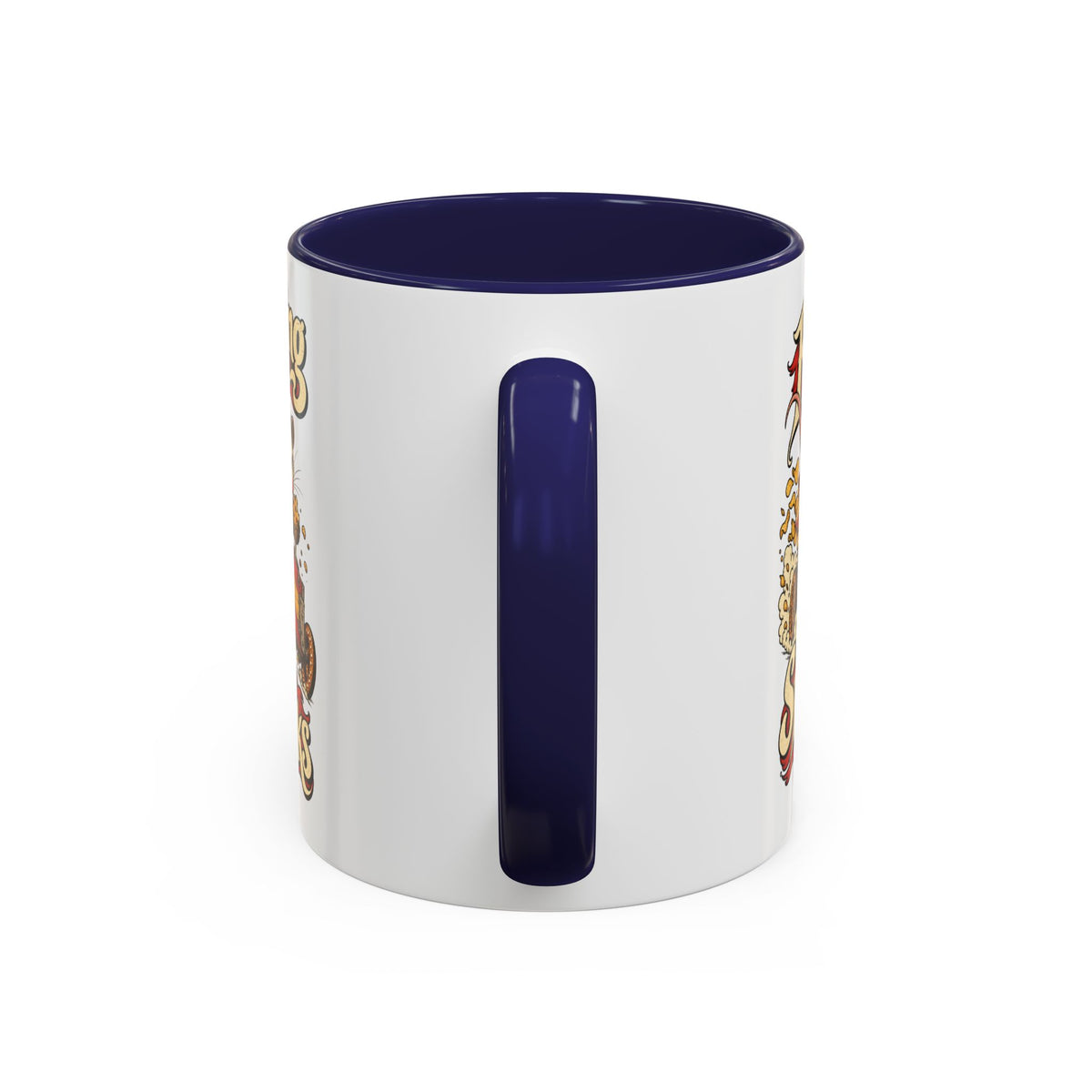 Running on Spite and Snacks — Accent Mug