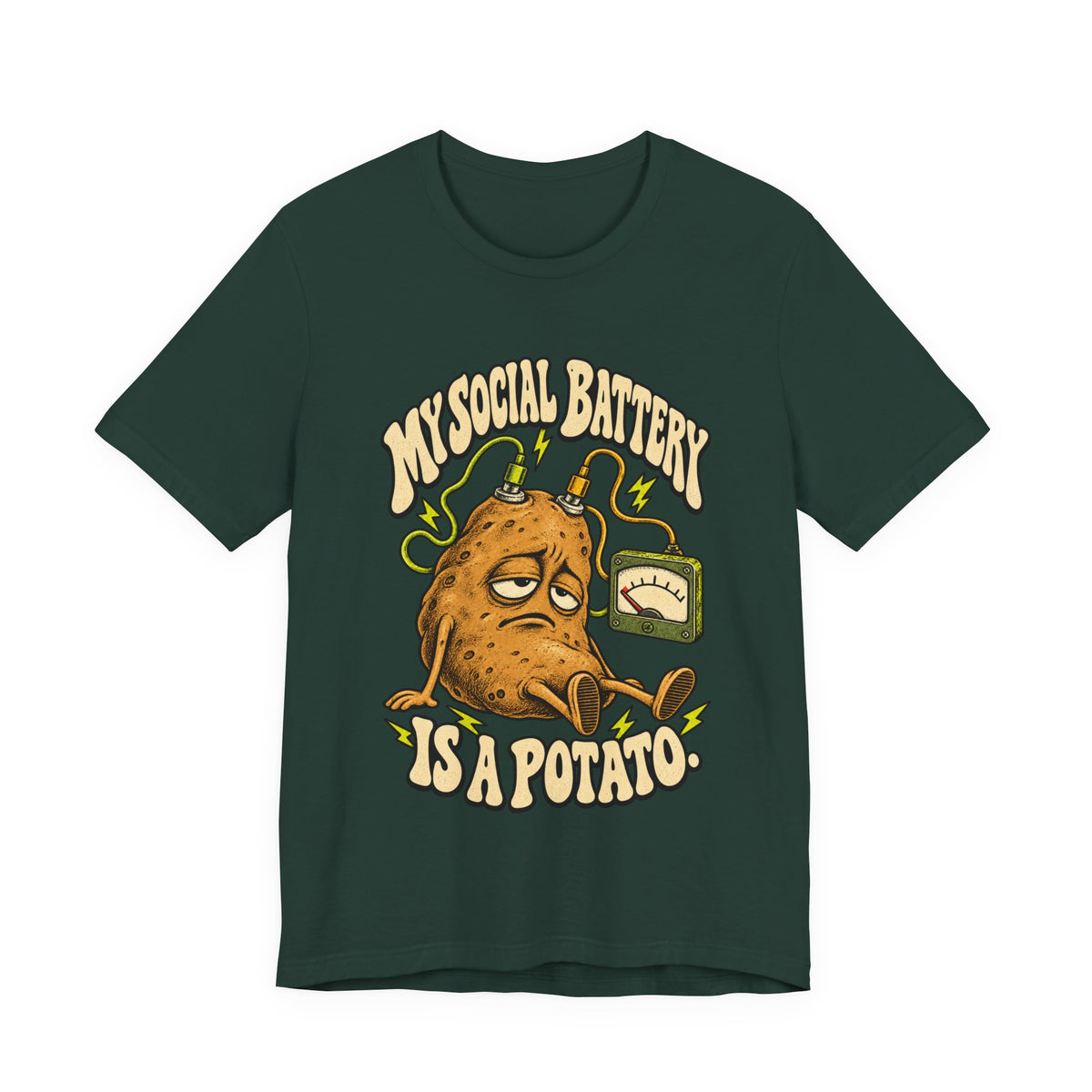 My Social Battery Is a Potato — Unisex Tee