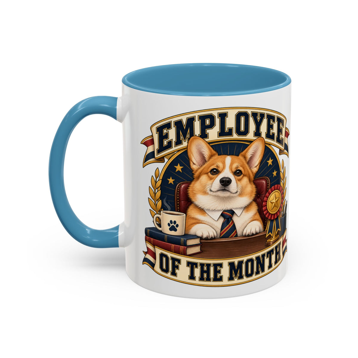 Employee of the Month — Custom Pet Portrait Accent Mug