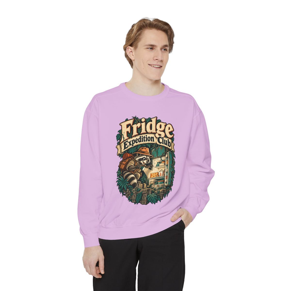 Fridge Expedition Club — Garment-Dyed Crewneck