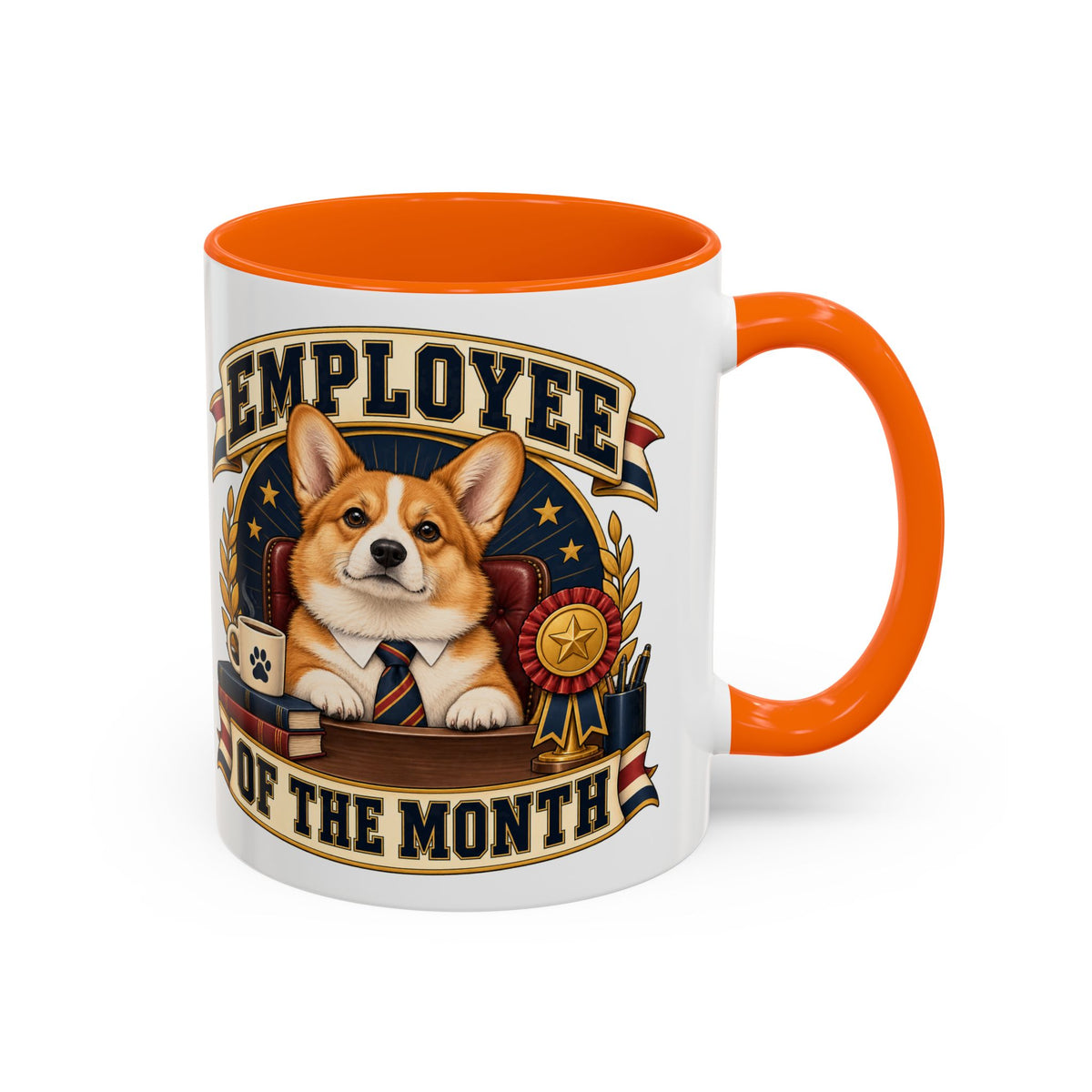 Employee of the Month — Custom Pet Portrait Accent Mug