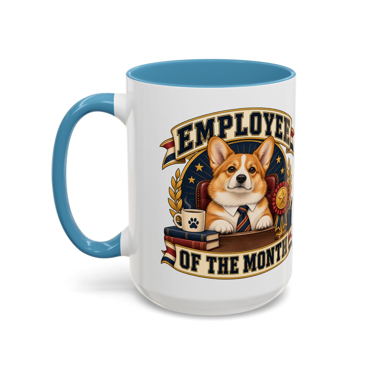 Employee of the Month — Custom Pet Portrait Accent Mug