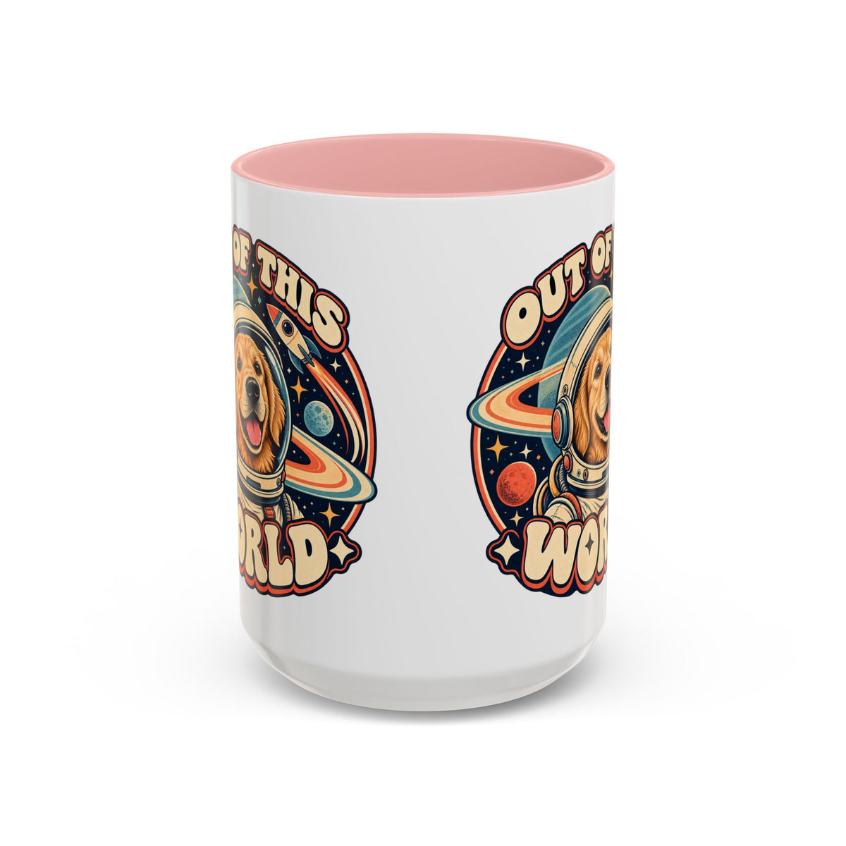 Space Cadet — Custom Pet Portrait Accent Mug