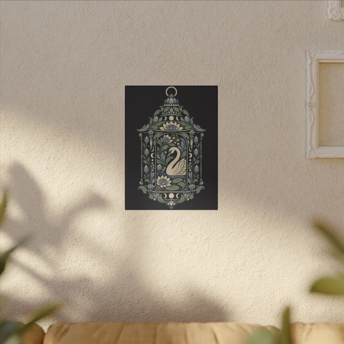 Moonwater Lantern — Matte Stretched Canvas