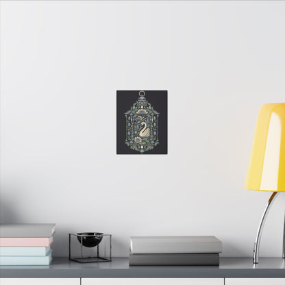 Moonwater Lantern — Matte Stretched Canvas