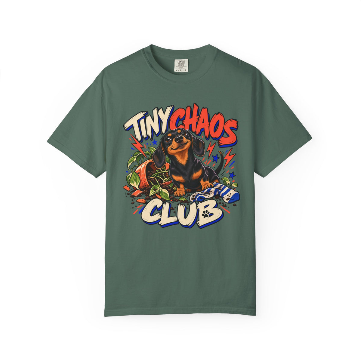 Tiny Chaos Club — Custom Pet Portrait Premium Tee