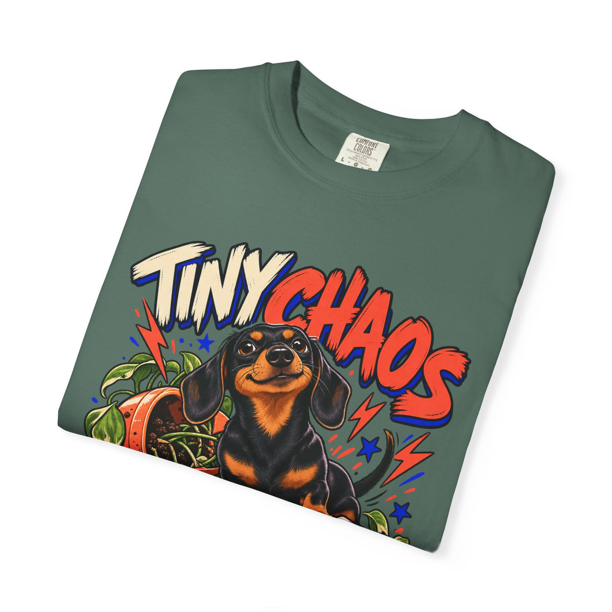 Tiny Chaos Club — Custom Pet Portrait Premium Tee