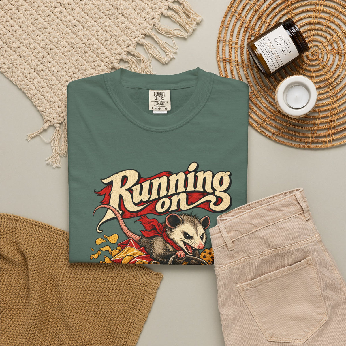 Running on Spite and Snacks — Garment-Dyed Tee