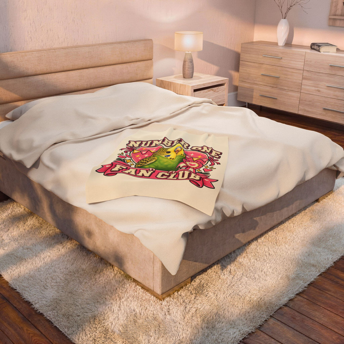 Pet Fan Club — Custom Pet Portrait Plush Blanket