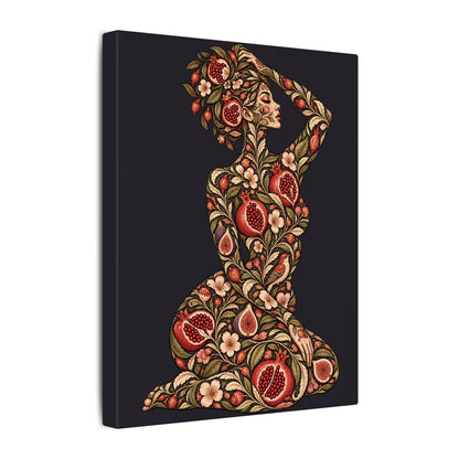 Wild Orchard Reverie — Matte Stretched Canvas