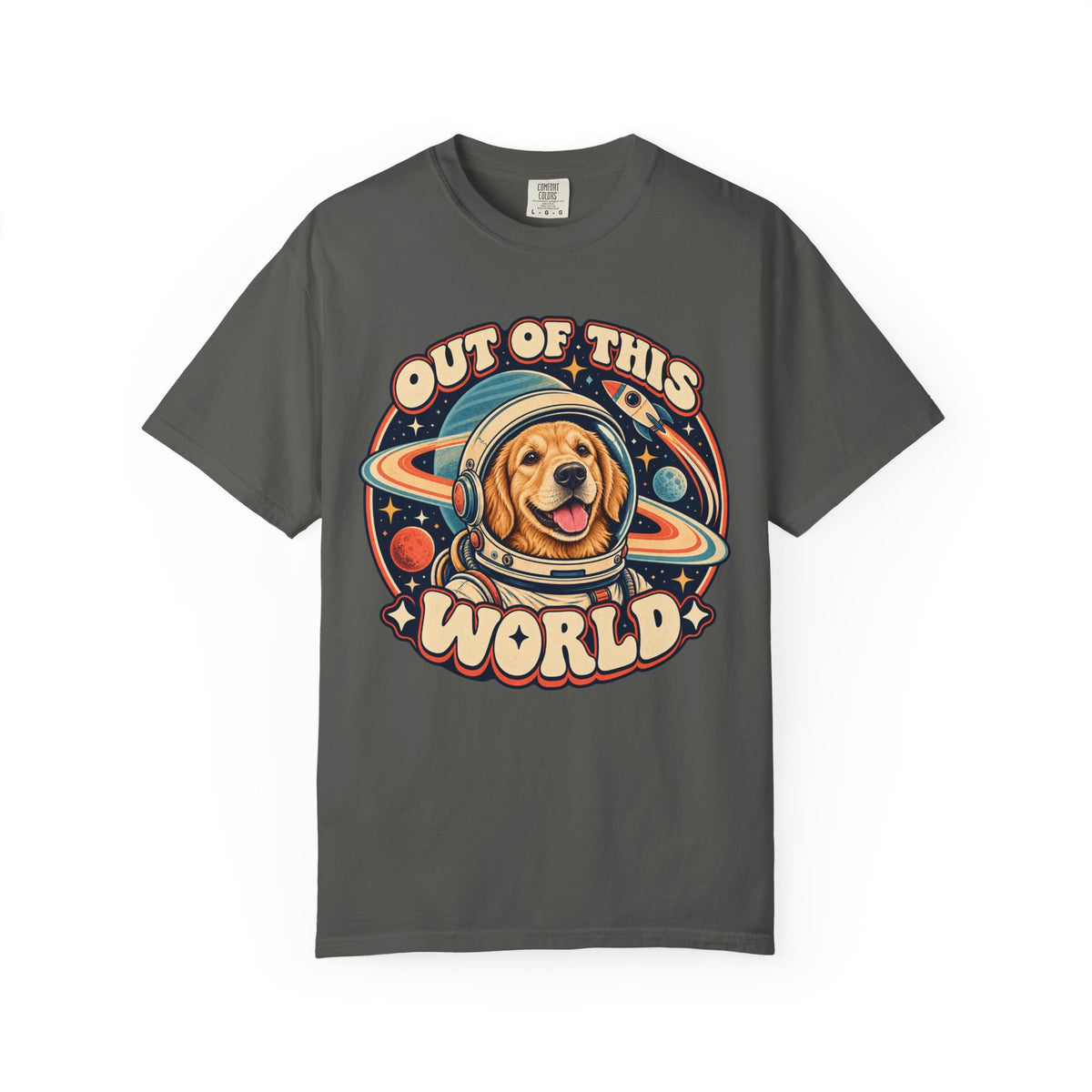 Space Cadet — Custom Pet Portrait Premium Tee