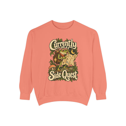 Currently on a Side Quest — Garment-Dyed Crewneck