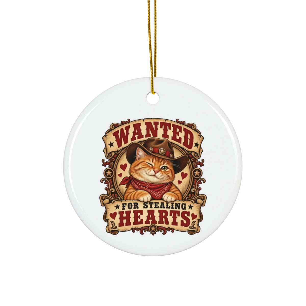 Heart Thief — Custom Pet Portrait Keepsake Ornament