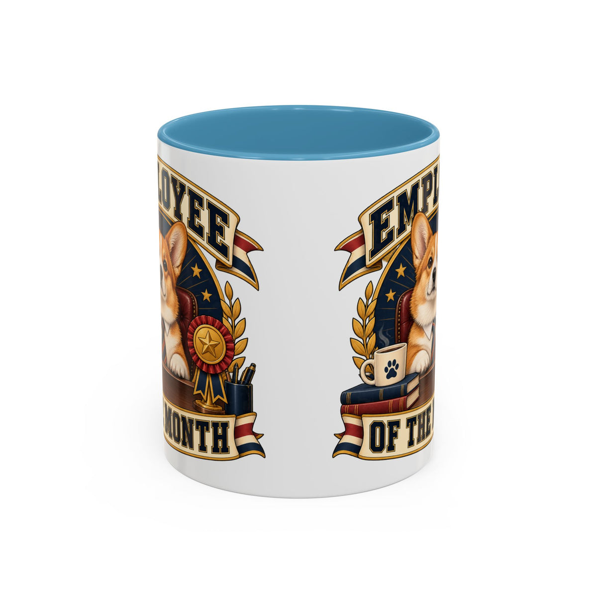 Employee of the Month — Custom Pet Portrait Accent Mug