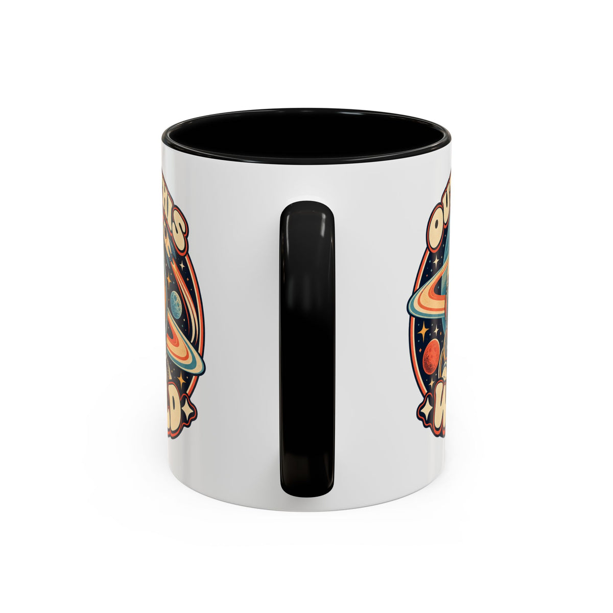 Space Cadet — Custom Pet Portrait Accent Mug