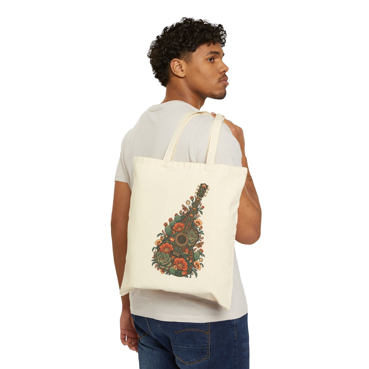Desert Serenade — Cotton Canvas Tote