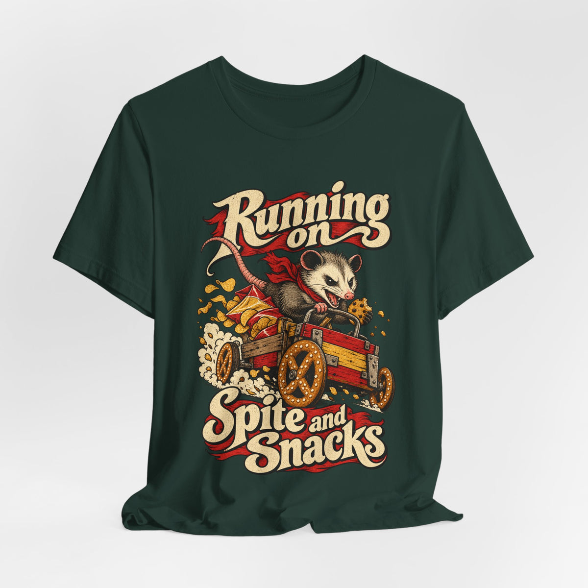 Running on Spite and Snacks — Unisex Tee