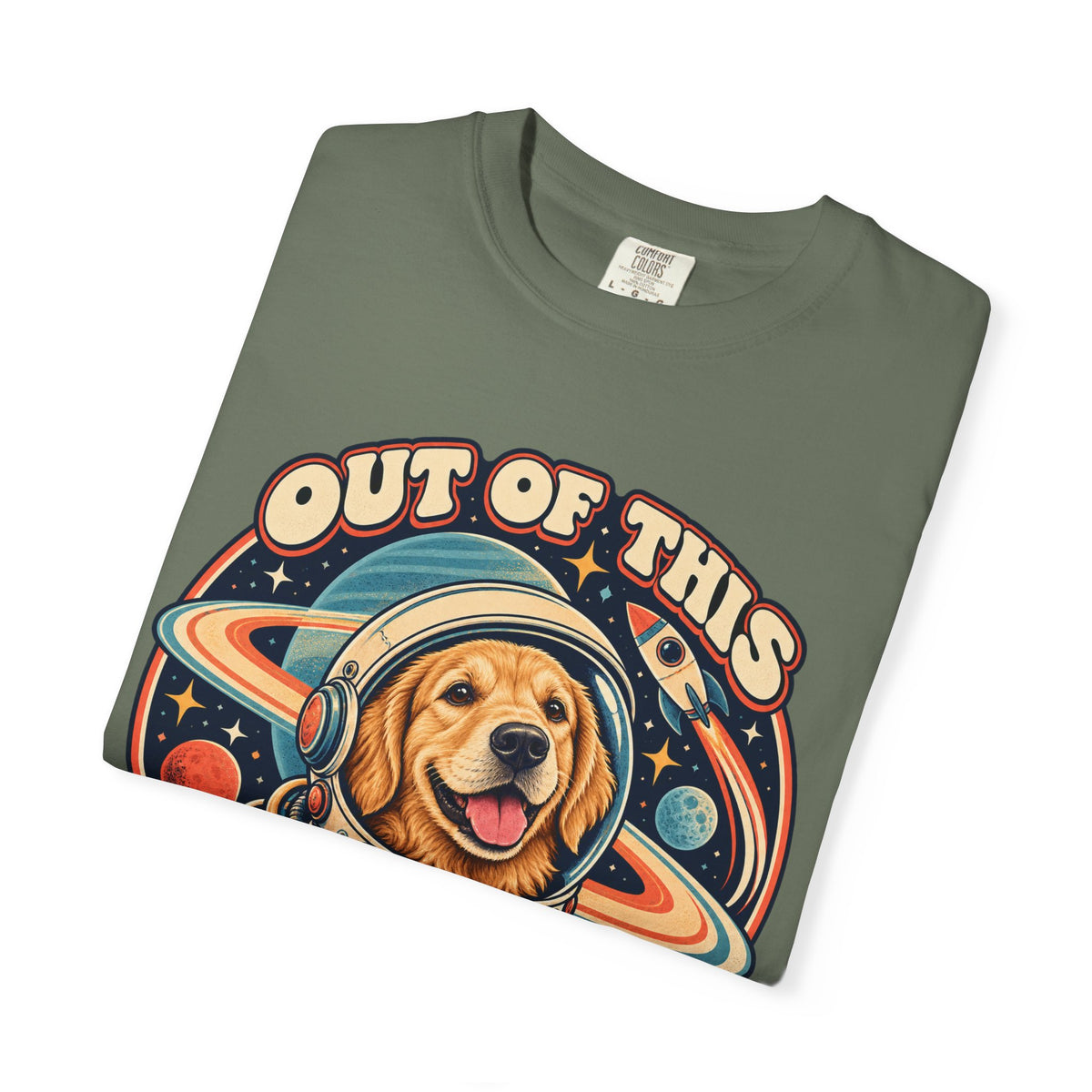 Space Cadet — Custom Pet Portrait Premium Tee